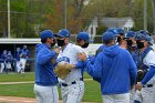 Baseball vs CGA  Wheaton College Baseball vs Coast Guard Academy during game one of the NEWMAC semi-finals playoffs. - (Photo by Keith Nordstrom) : Wheaton, baseball, NEWMAC